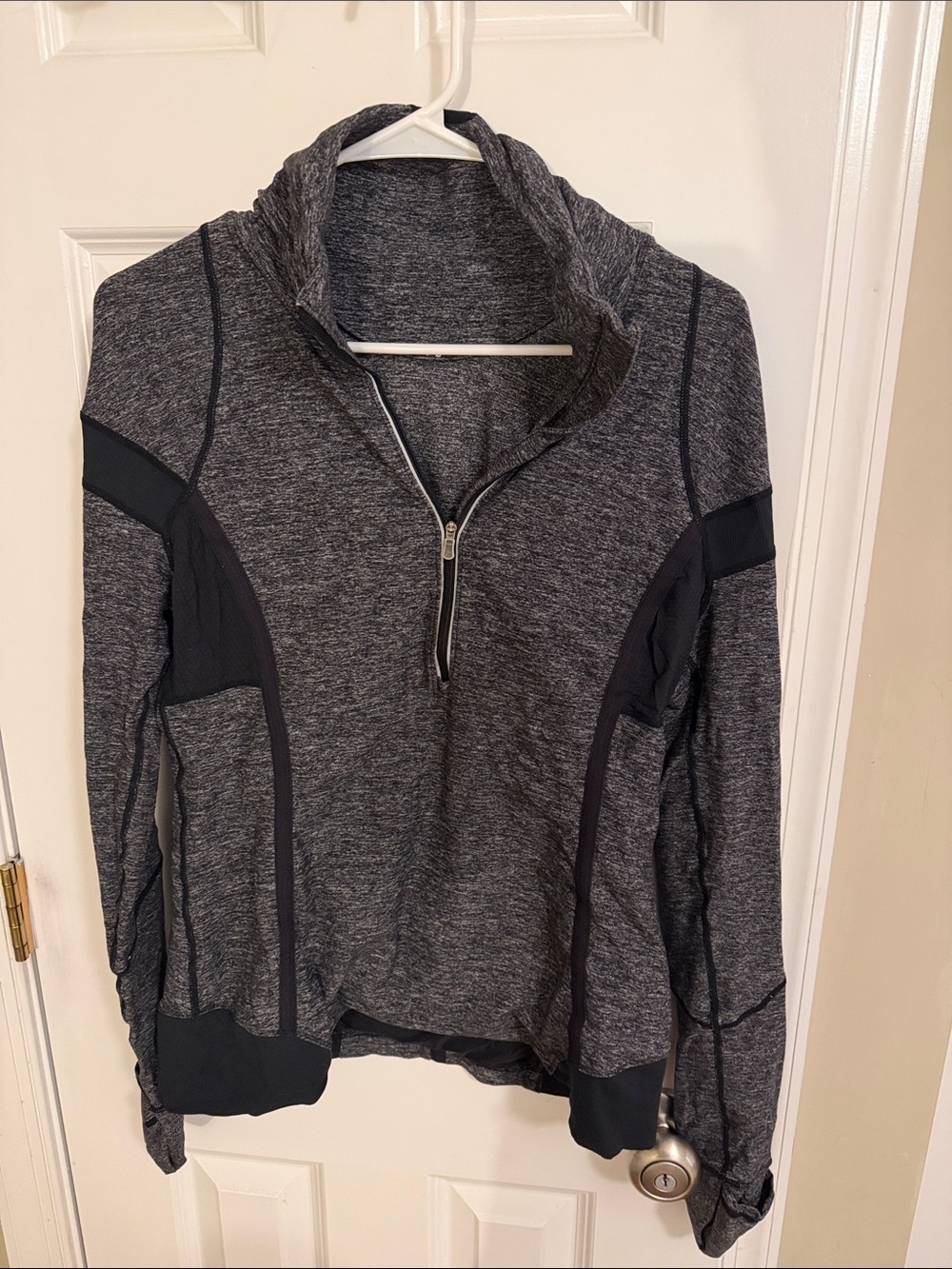 Lululemon Gray Half-Zip Athletic Pullover